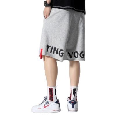 China KAISORN Custom Anti-Wrinkle Letters-Logo Shorts 100% Cotton Loose And Fashionable Oversized Mens Shorts for sale