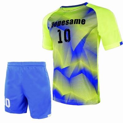 China Wholesale KAISORN Mens Soccer Jersey Set Sublimation Custom Club Antibacterial Football Tracksuit Soccer Uniforms De Futbol for sale