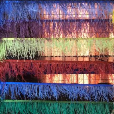 China Clothing Decoration Factory Supply Colorful Ostrich Fringe Clothing Accessories Directly for sale