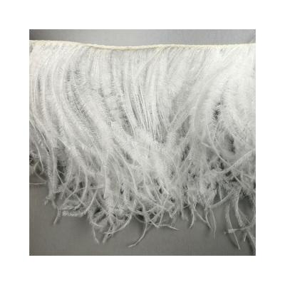 China Ostrich Feathers Unique Hot Sale Design Ostrich Feather Trim Fringe Free Decorations for sale