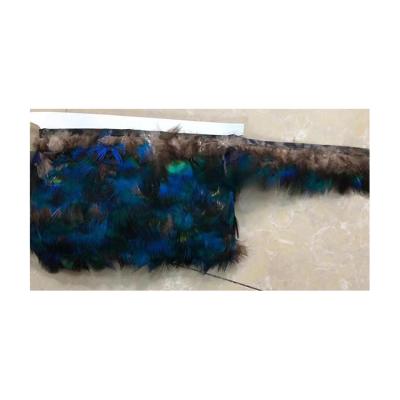 China High Quality Goose Feather Durable Using Various Fringe Trim Natural 5~8CM Peacock Feather for sale