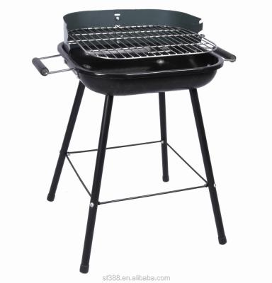 China Easily Assembled Portable Square BBQ Grill Burger Grill Smokeless Outdoor BBQ Grill For Outdoor for sale