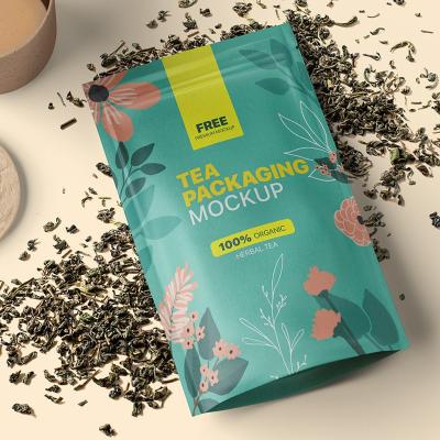 China New Logo Printing Stand Up Zip 2022 Recyclable Custom Foil Lock Pouch Coffee Plastic Bag Packaging Bag For Tea Milk Powder for sale