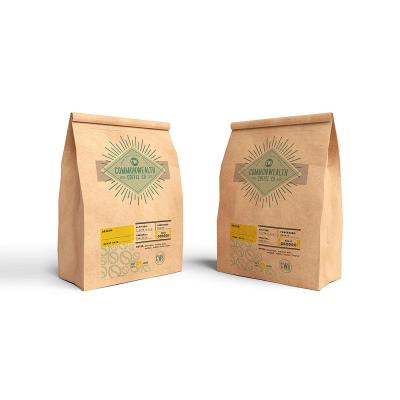 China Custom Wholesale Recyclable Bio Recyclable Degradable Paper Bag Packaging Degradable Eco Friendly Bag For Food for sale