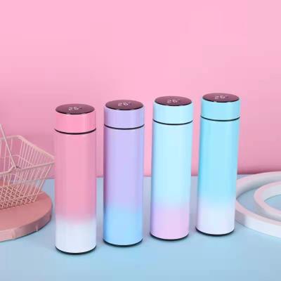 China Viable Smart Smart Smart Cup Coffee Mug Travel Heater Mug Dropshipping 500ml Warmer Water Bottle for sale