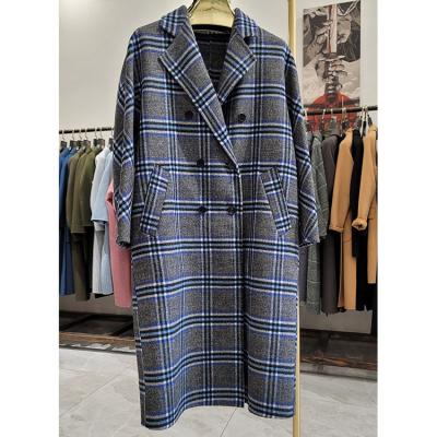 China Long Wool Cashmere Woolen Coat Breathable Ribbed Coat Wool Cashmere Coat For Women for sale