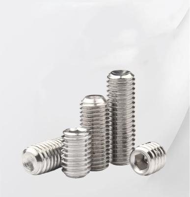 China Flat Tip Din916 Machine Screw Set Screw Headless Cup Point Screw for sale