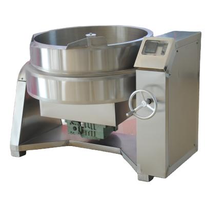 China Vegetable Processing Plant Electric Jacketed Kettle With Blender Kettle Jacketed Mixer for sale