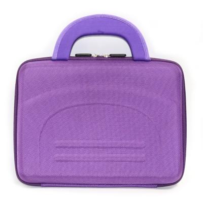 China Wholesale Custom Purple EVA Hard Shell Handle Case Factory Laptop Case Bag For Hp Chromebook 10.1 Inch Notebook for sale