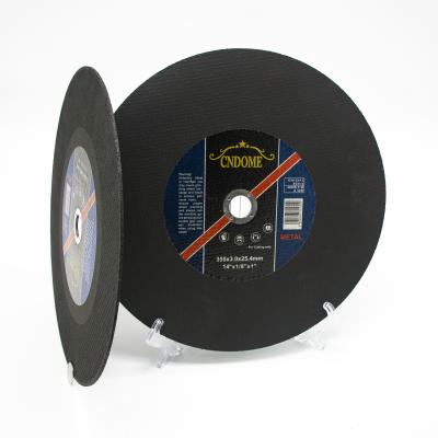 China MPA Certificate 14 Inch 355*3.0*25.4mm Stainless Steel Metal Cutting Disc Aluminum Oxide Abrasive Grinding Wheel for sale