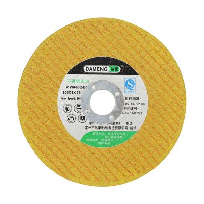 China Cutting Abrasive Cutting Disc Korea Metal Cutting Wheel Abra 100*1.2*16 for sale