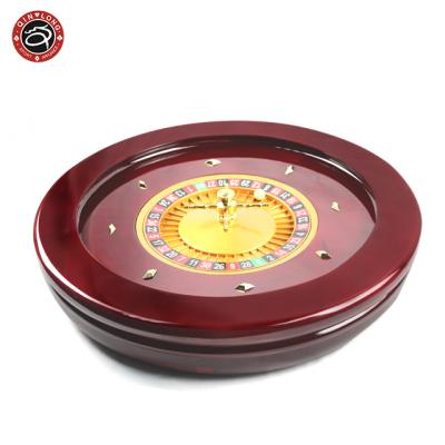 China Casino Roulette Game 22 Inch Casino High Quality Solid Wood Professional Roulette Wheel Roulette Wheels for sale