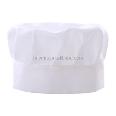 China Washable Adult Adjustable Fit Chef Hats Bar Uniforms White CHEF HAT for sale