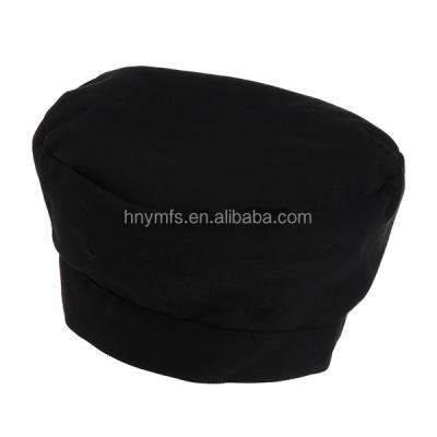 China Adjustable 100% Cotton Breathable Adult In Stock Chef Hat Elastic Wholesale Kitchen Uniforms Hats for sale