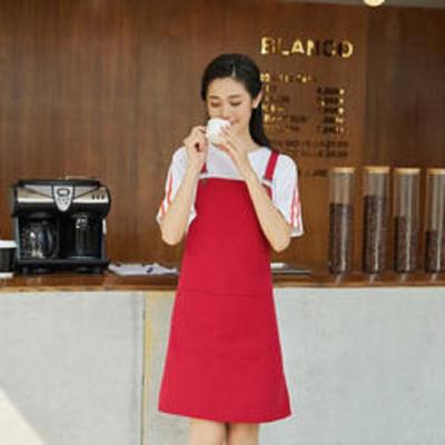 China Long bib apron factory export trade assurance multi-colors logo custom made high quality aprons kitchen protectors for sale