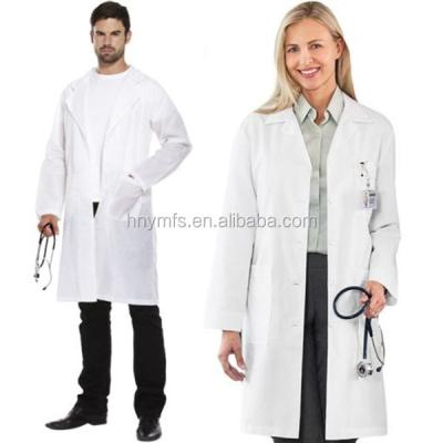 China Factory CustomWhite Anti-pilling Doctor Coats Jacket Hospital Medical Lab Uniform For Female Doctors White Lab Coat for sale