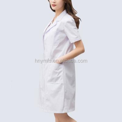 China China Factory Custom Lab Custom Bleached And Pure White Anti-pilling Classic White Coat With Waterproof Cloth For Doctor Dentist Pharmacist for sale