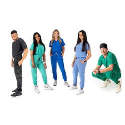 China China Factory Custom Made Comfortable Breathable Cotton And Polycotton Medical Workwear Hospital Scrub Uniforms For Doctor for sale