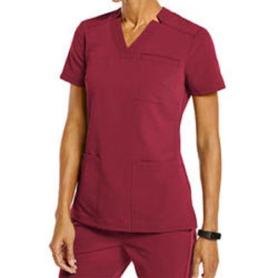 China Factory Comfortable Breathable Custom Logo Stretch Solid Color Made In China Cheap Custom Color Scrubs Uniforms for sale