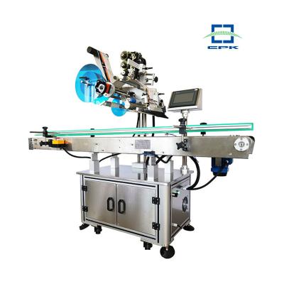 China Automatic labeling machine paper bags food box labeling machine flat labeling machine for sale