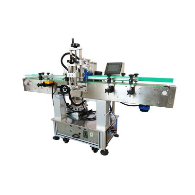 China Automatic Conical Conical Food Bottle Labeling Machine Bottle Label Applicator for sale