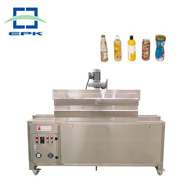 China Factory Direct Sale Beverage Wine Bottle Glass Bottle Shrink Tunnel Label Wrap Machine Plastic Shrink Sleeves Wrapping Machine for sale