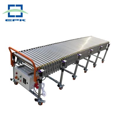 China Heat Resistant Steel Conveying Equipment Gravtiy Roller Loading And Unloading Electric Motor Driven Roller Conveyor for sale