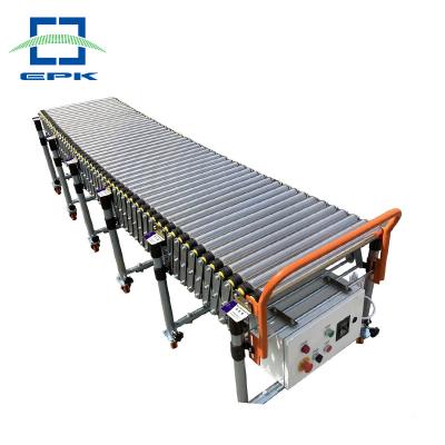 China Customized Flexible Heat Resistant Warehouse Transprotation Electric Powered Roller Conveyor for sale