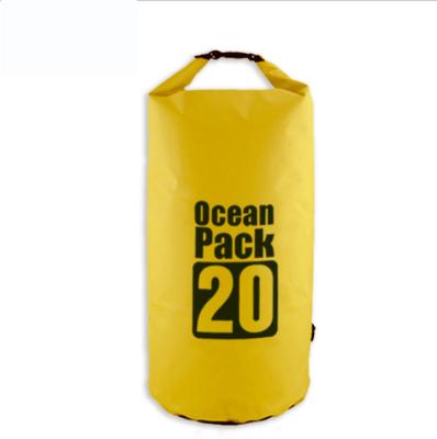 China Custom Logo Pvc Recycled Waterproof Dry Bag Compression Dry Bag Cylinder Office Outdoor Swimming Floating Dry Bags for sale