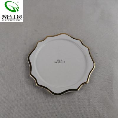 China Europe Customized Wholesale Creative Ceramic Jewelry Holder Cactus Rings Holder Ceramic Frame Customized Ceramic Jewelry Holder Trinket Tray for sale