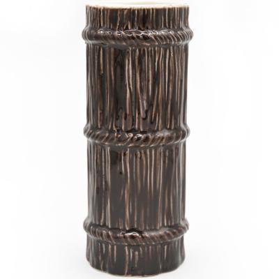 China Sustainable Wholesale Totem Bamboo Stoneware Unbreakable Landform Tiki Mug for sale