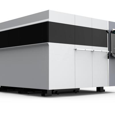 China Air Cooled  Fiber Laser Cutting Machine CNC 12 Kw PLT  Graphic Format en venta