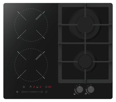 China Household Gas Electric Cooktop 2 Gas + Electric 2 Burner for sale