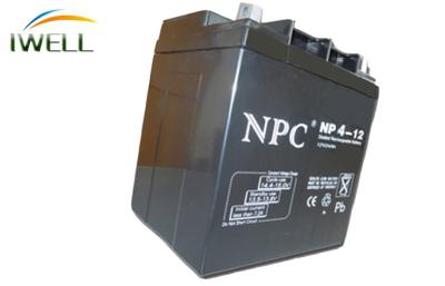 China Rechargeable 12V 4Ah Solar Deep Cycle Battery For Building Intercom for sale