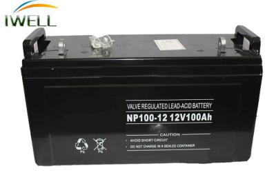 China Gel-Batterie PVS der hohen Temperatur 12 V 100Ah/Rollstuhl-Batterien NP 100-12 zu verkaufen