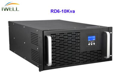 China Zet het hoge Frequentie Ware Online 6Kva 3U Rek UPS met RS232-Interface op Te koop