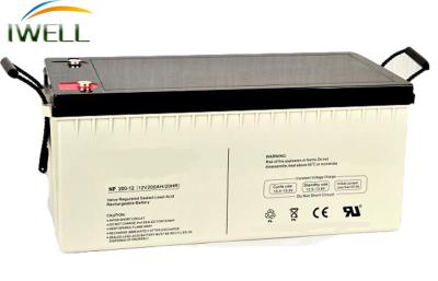 China Long Life 12v 200ah Lead Acid Battery Solar Power Storage Batteries for sale