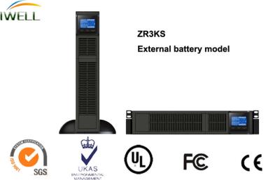 China 0ms Transfer Time Rack Mount UPS 3000VA Emergency Power Off Function for sale