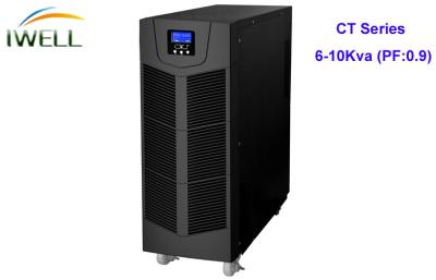 China Factor de poder la monofásico 230Vac 0,9 UPS en línea 6Kva con el tiempo de reserva 8mins en venta