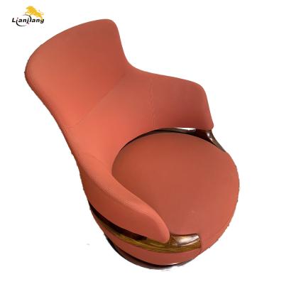 China Adjust Seat Height And Modern Hotel Reception Area Style Swivel Leisure Chair 5 Star Sofa Rocking Chair for sale