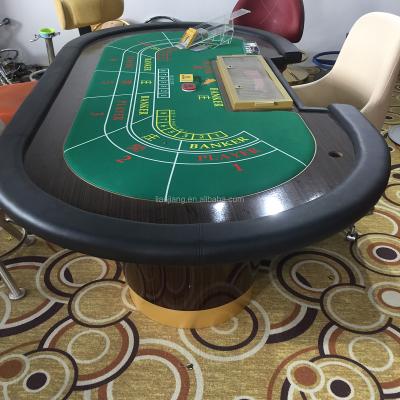 China Modern design modern design poker table casino roulette table baccarat blackjack casino table for sale