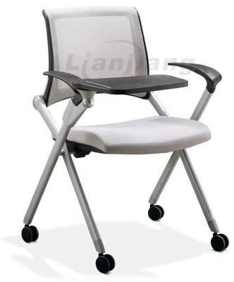 China School Chair Meeting Room Chair With Writing Tablet / Chair With Wheel for sale