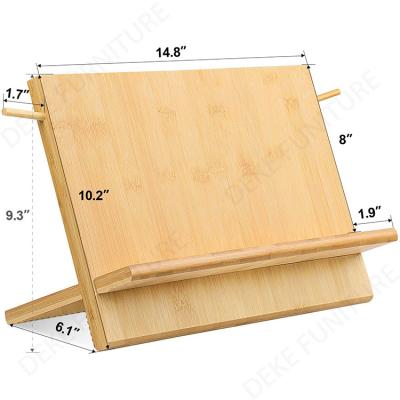 China Magnetic Stocked Standing Natural Bamboo Two Sides Magnet Knife Block Holder With Tool Holder for sale