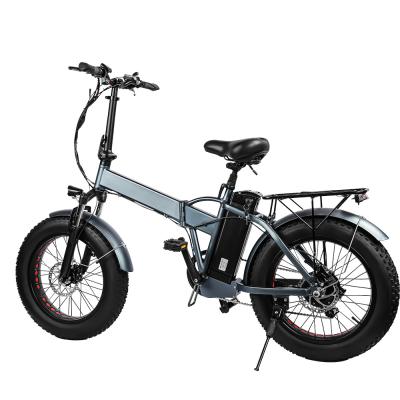 China Fat Tire Folding Bike eElectrica 48V 250W Aluminum Alloy Bicicleta City Fatbike Electric Snow Foldable Electric Bicycle for sale