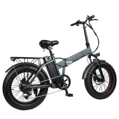 China 20 Inch Aluminum Alloy Electric Bicycle 250w 48v10ah Lithium Battery Folding Ebike 4.0 Fat Tire Electric Bike E Bike Adult Bikes Foldable for sale