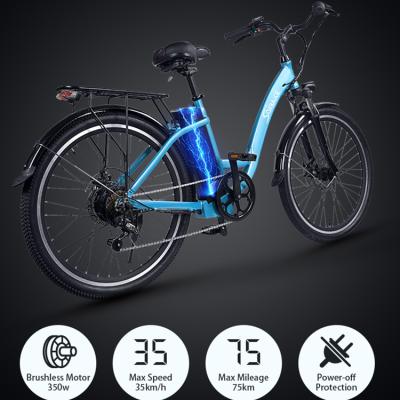 China Hot Selling Aluminum Alloy 26 Inch Electric Bike Electric Bicycle E Bike Electric Bikes For Adults Two Wheels for sale