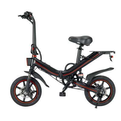 China Cheap iron electric bicycle sale read to board e bikes fat tire 400watt 48v carbon steel frame foldable electric bicycle for sale