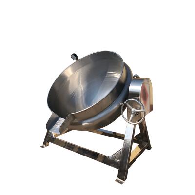 China Vegetable Processing Plant Tilting Pan Kettle Snow Set Boiling Coated Jacket And Filter Bratt Coated Tilting Pan for sale