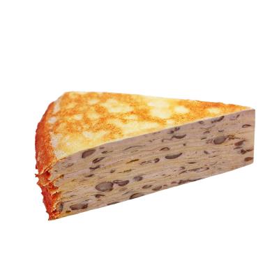 China The normal RTS touched 8 inches of Red Bean and Milk Mille Crepe Cake for sale