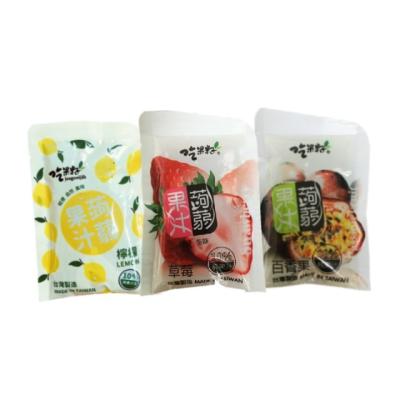 China Hot Sale Taiwan Jeagueijih Natural Vegans Fruit Konjac Jelly: Lemon, Strawberry, Edible Passion Flower 156g for sale